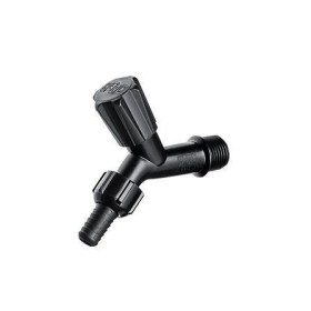 Torneira PVC para jardim preta 1/2" 101