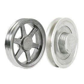 Polia de alumino canal B2 125 mm - 4"