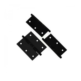 Dobradiça preta 3.1/2" com anel 024508 - União Mundial