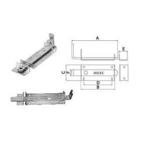 Trinco chato 050 x 084/125 mm Nº 3 130102