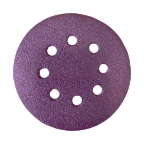 Disco Lixa Pluma Vermelho 125mm 5" 60 8 furos Bestfer