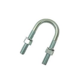 Abraçadeira tipo "U" vergalhão 1/2 x 1/4"