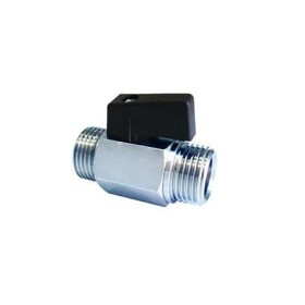 Válvula esfera mini macho-macho 1/2"