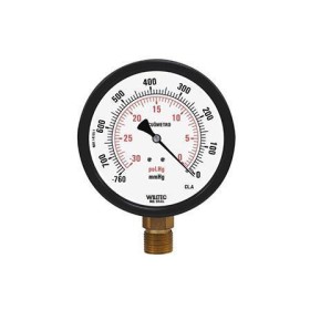 Vacuômetro vertical -30 pol.HG