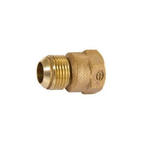 Conector cobre rosca fêmea BSP 15 x 1/2" 303
