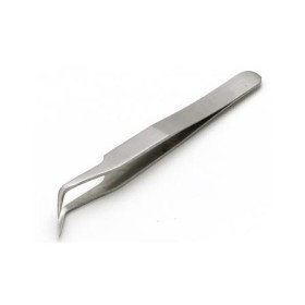 Pinça de metal 125 mm ponta curva HY-00300