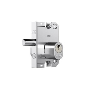 Fechadura para porta de vidro Santa Marina oval 2001