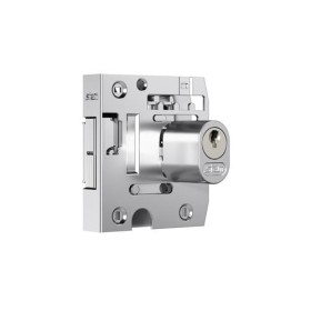 Fechadura para porta de vidro blindex oval 2002