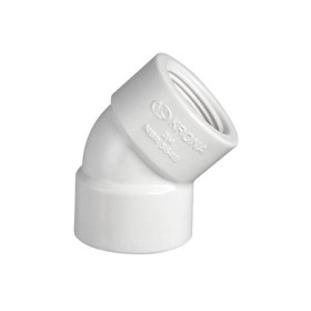 Cotovelo roscável 45° 1/2" 0250