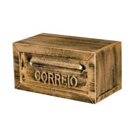 Caixa de correio em ferro com suporte Popular