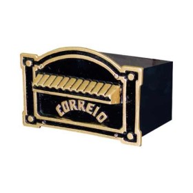 Caixa de correio em ferro com suporte Dallas