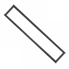 Suporte para grelha em ferro fundido retangular 10 x 50 cm