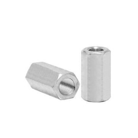 Emenda barra roscada 1/4" x 50 mm