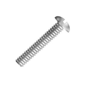 Parafuso Rosca Máquina Inox Cabeça Panela Fenda UNC 3/16 x 5/8"