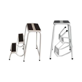 Banqueta Escada de Ferro Multiuso 3 Degraus IMARC I-609