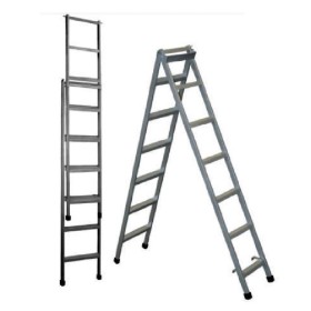 Escada Ferro Multi Uso Extensiva 8 degraus 3,6mt Imarc I-622