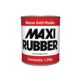 Massa Anti Ruido Vribração Vedação Flexivel 1,3kg MaxiRubber