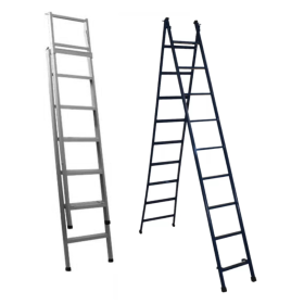 Escada Ferro Multi Uso Extensiva 9 degraus 4,6mt Imarc I-623