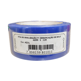 Fita Sinalização Demarcação Solo Azul 48mm x 30m Scopo