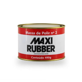 Massa Polir N.2 Acabamento/Revitalização 490g MaxiRubber