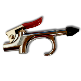 Bico Ar Botao Aço Niquelado Rosca 1/4 RF Metalurgica ABG3020