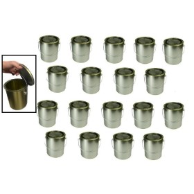 12 Lata Vazia Galao 3,6l Artesanato Solvente Tinta e Quimico