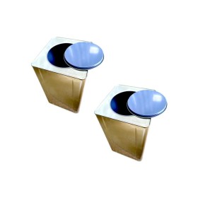 Kit 2 Lata Metalica Vazia 18L Artesanato/Quimicos Base DAgua