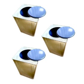 Kit 3 Lata Metalica Vazia 18L Artesanato/Quimicos Base DAgua