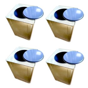 Kit 4 Lata Metalica Vazia 18L Artesanato/Quimicos Base DAgua