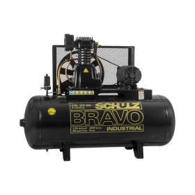 Compressor de Ar 20pes 200lt 5cv Trif Schulz Bravo Csl20/200