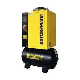 Compressor Parafuso 6hp Trif 100l 30pcm Metalplan RotorPlus6