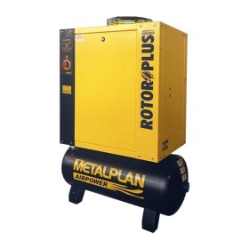 Compressor Parafuso 10hp Trif 100l 40pcm Metalplan RotorPlus