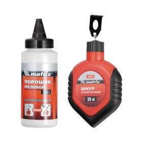 Carretel de linha 30 m com giz vermelho 848559