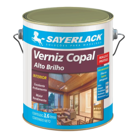 Verniz Copal Interior Madeira Alto Brilho 3,6L Sayerlack