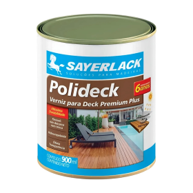 Verniz Polideck Madeira Proteção Premium 900ml Sayerlack