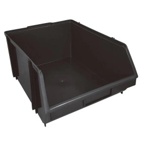 Caixa Box Gaveteiro Industrial Bin Preta N°8 19x31x41cm