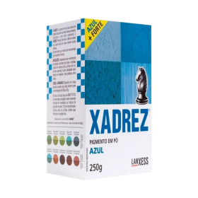Corante Pigmento Pó Xadrez Azul 250g Lanxess