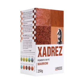 Corante Pigmento Pó Xadrez Marrom 250g Lanxess