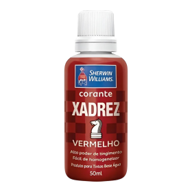 Corante Líquido 50ml Vermelho Xadrez Sherwin Williams