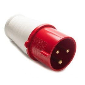 Plugue Macho Vermelho 380/440v 16a 3 polos - Weg PIWD-16P3H9E53