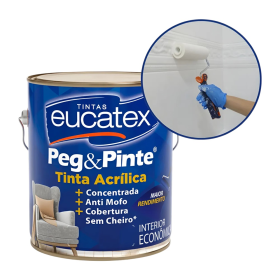 Tinta Acrílica Branco Gelo 3,6L Eucatex