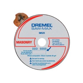 Disco Corte Alvenaria SAW MAX DSM520 Dremel 2615S520JB000