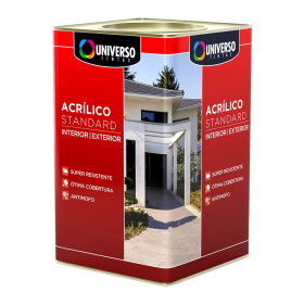 Tinta Acrílica Standard Fosco Branco Neve 18L Universo
