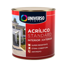 Tinta Acrílica Standard Fosco Branco Neve 900ml Universo 511
