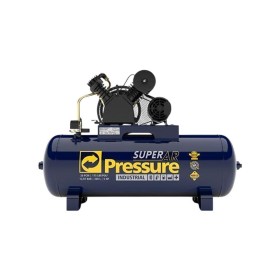 Compressor de Ar 20pes 200lts 5cv Trif Pressure Super 20/200v