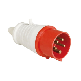 Plugue Macho Vermelho 380/440v 32a 5 polos - Weg PIWD-32P5H6E53
