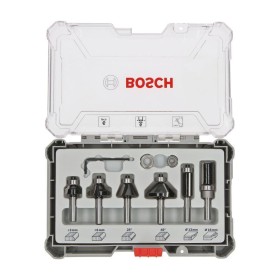 Jogo Fresas Haste 1/4" 6 peças - Bosch 2607017470