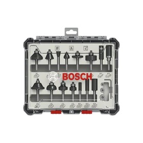 Jogo Fresas Haste 1/4" 15 peças - Bosch 2607017473