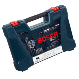 Kit Pontas e Brocas 91 Peças Bosch V-Line 2607017402