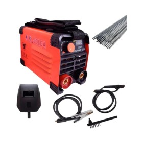 Máquina Solda Inversora Eletrodo 3,2mm 220v Mini USK MMA-225